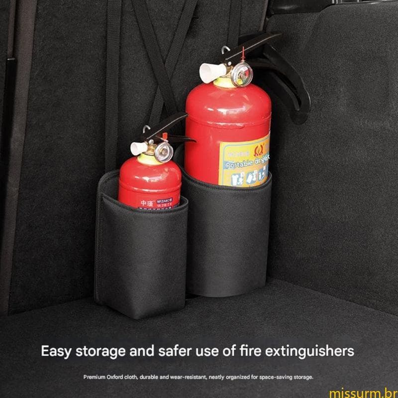 Suporte Para Extintores Incêndio Carro Fácil Instalação Compatibilidade