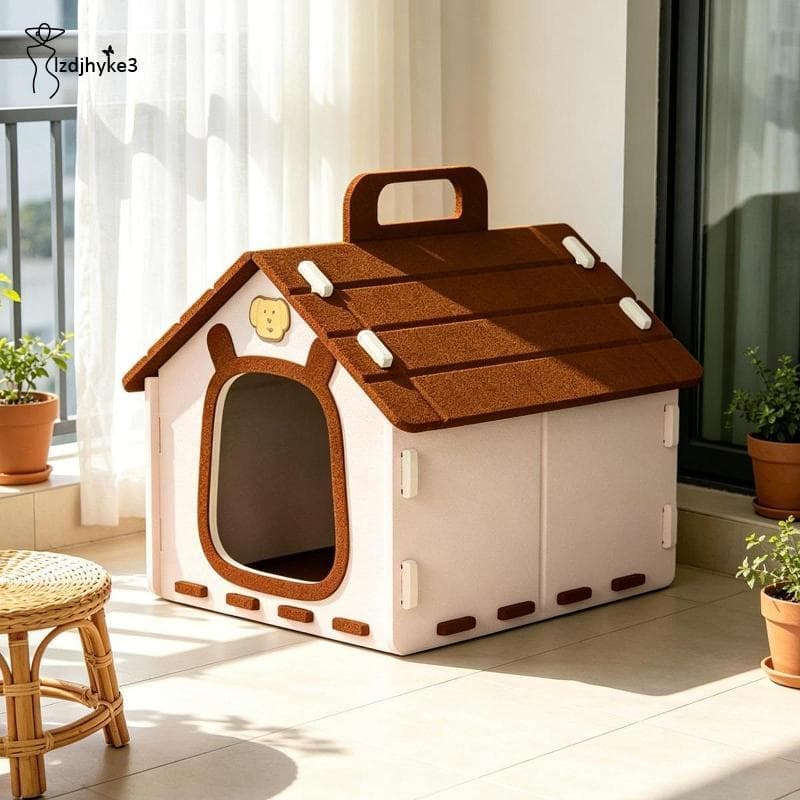 [lzdjhyke3] Casa De Gato De Lã Fechada , Resistente A Arranhões , Cama De Caverna Para Gatos , Arranhador Embutido , Can
