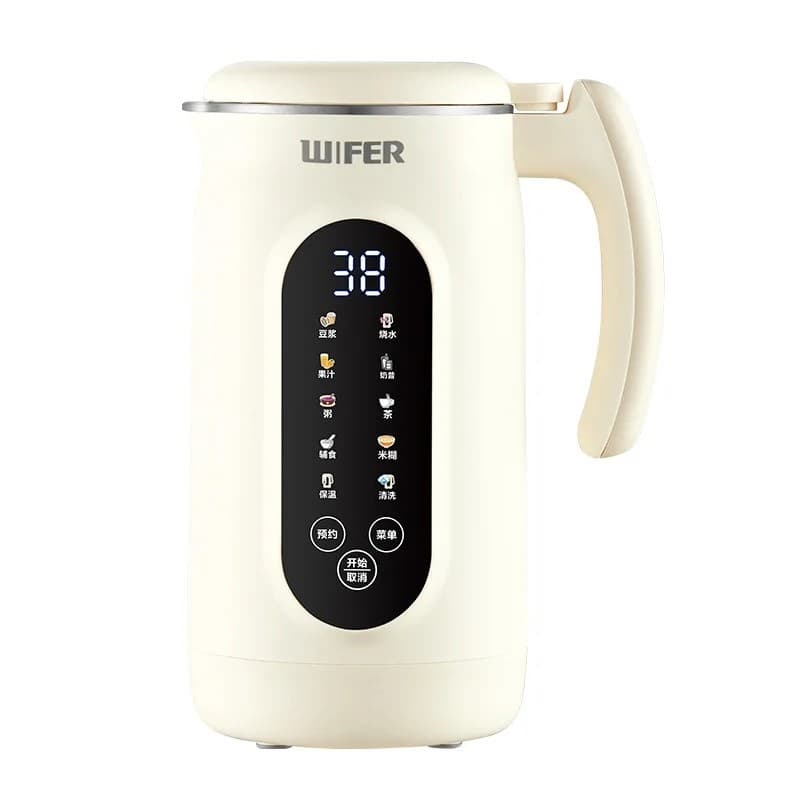 1.8L Fabricante De Leite De Soja Espremedor Elétrico 12h Nomeação Máquina Pasta Arroz Aquecimento Rápido Disjuntor Pared
