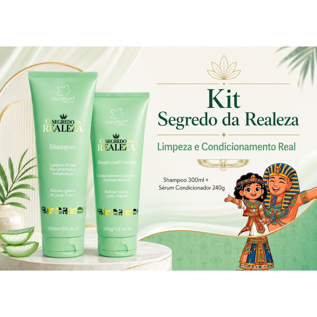 Combo Realeza: Shampoo + Sérum Condicionador