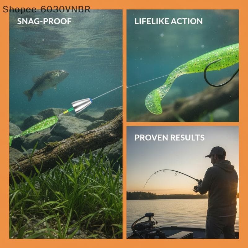 [QY] 5 Unidades De Equipamentos De Pesca Pré Amarrados Qui Switch Anti Snag Design Portátil Durável Conto Para Pescadore