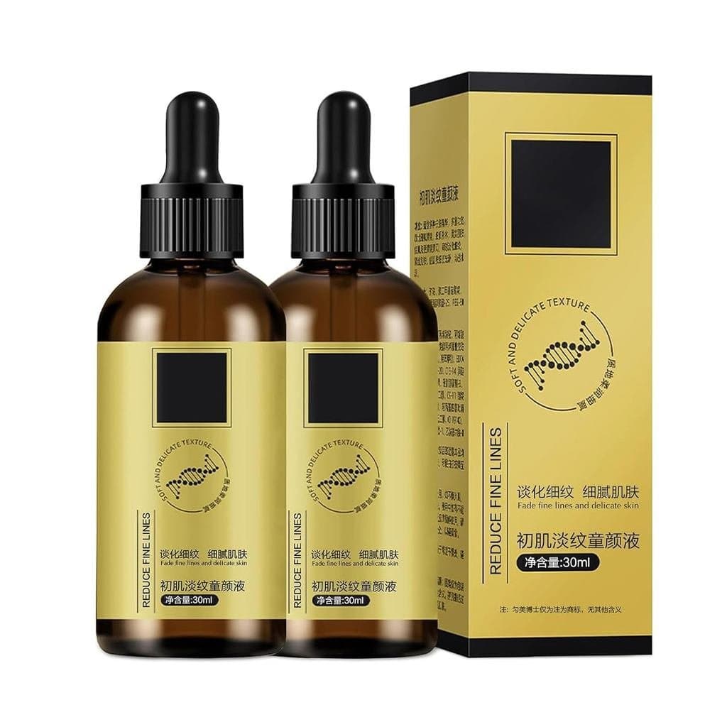 Sérum Antirrugas e Firmador 2PC, Essência Antirrugas e Firmadora, Sérum Facial Firmador e Preenchedor, Essência Antienve