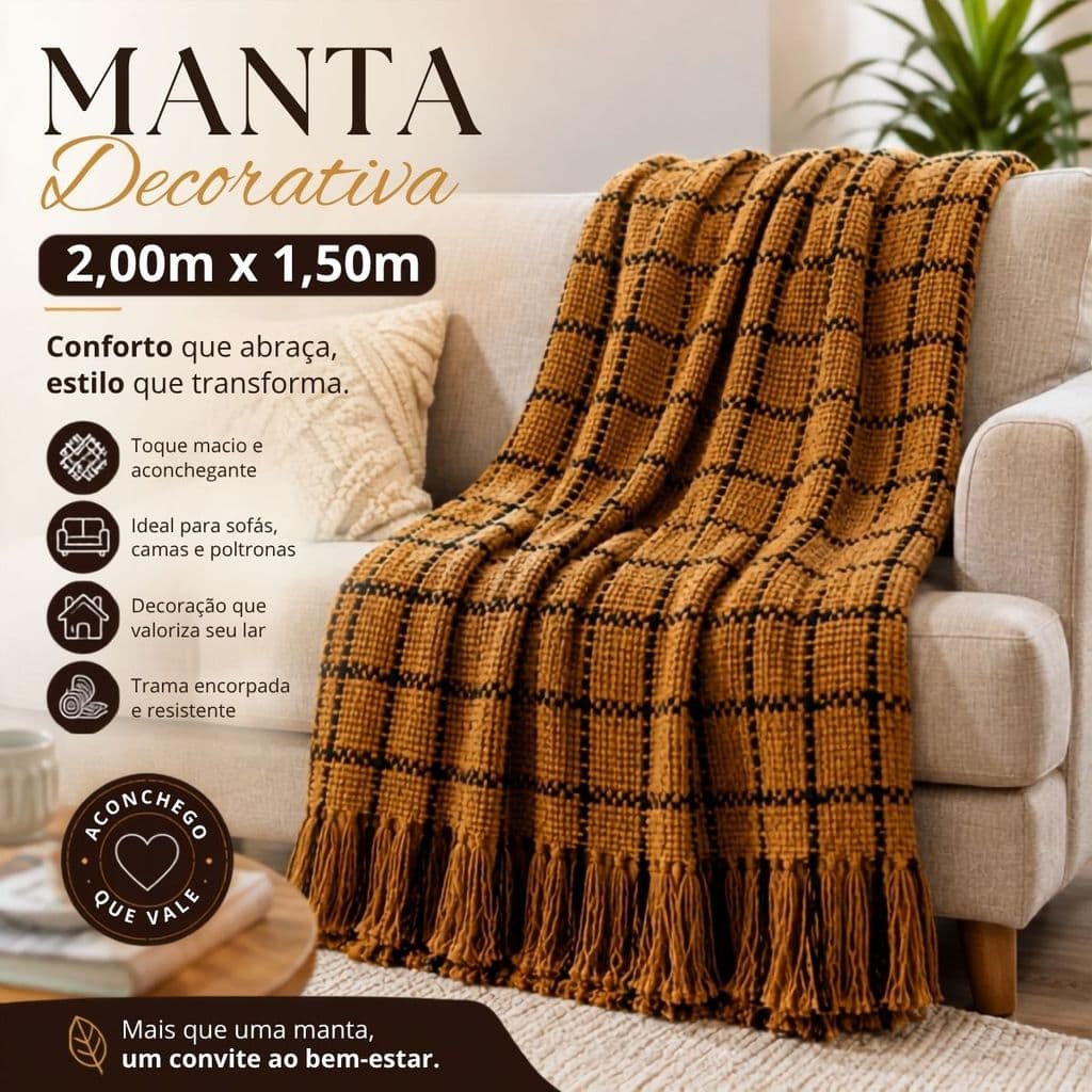 Manta de Sofá Protetora 2,00x1,50m – Proteja contra Sujeira, Pelos e Desgaste – Mantenha seu Sofá Bonito por Mais Tempo