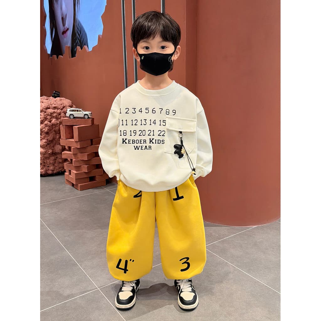 Meninos moletom terno outono 2026 novo estilo menino roupas de outono estilo coreano moda crianças roupas do bebê outono