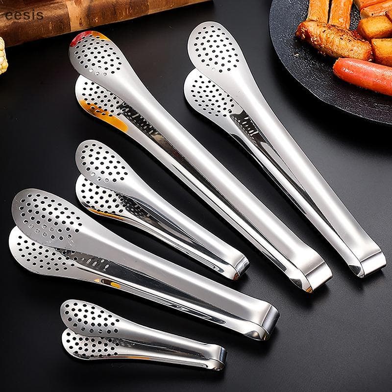 eesis Pinças De Cozinha Utensílios Clipe De Comida Para Churrasco Chefe Portátil De Aço Inoxidável Piquenique Cozinhar K