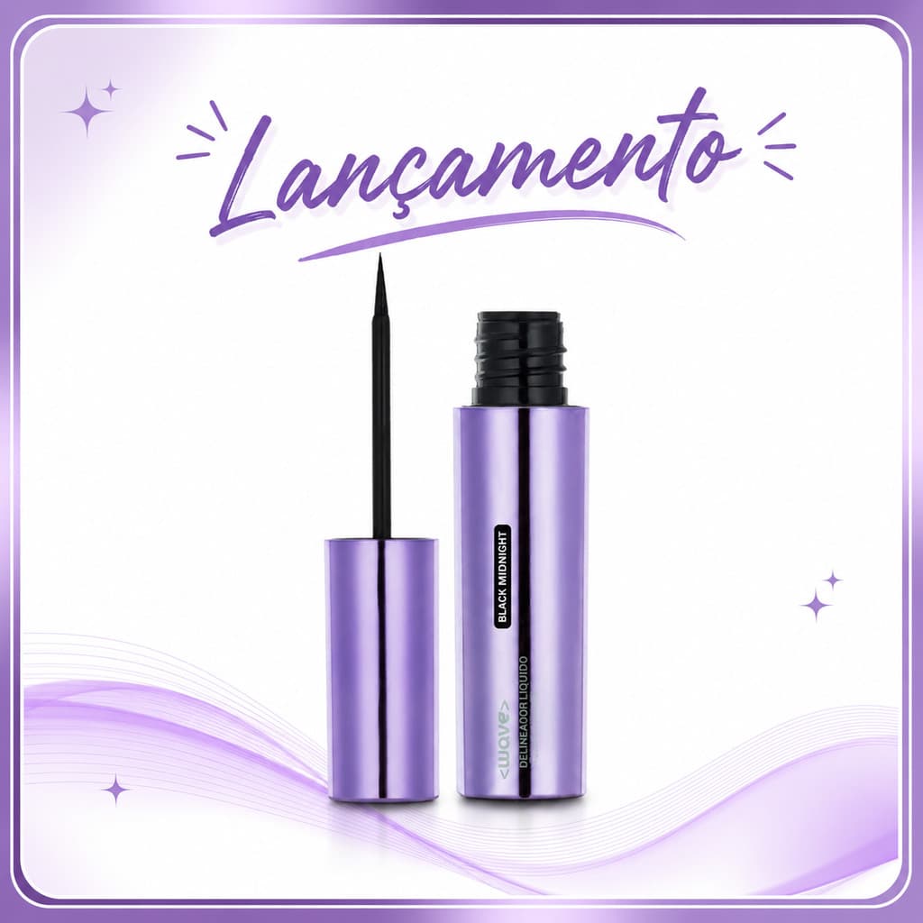 Delineador Liquido Wave Black Midnight Wonder Ruby Rose