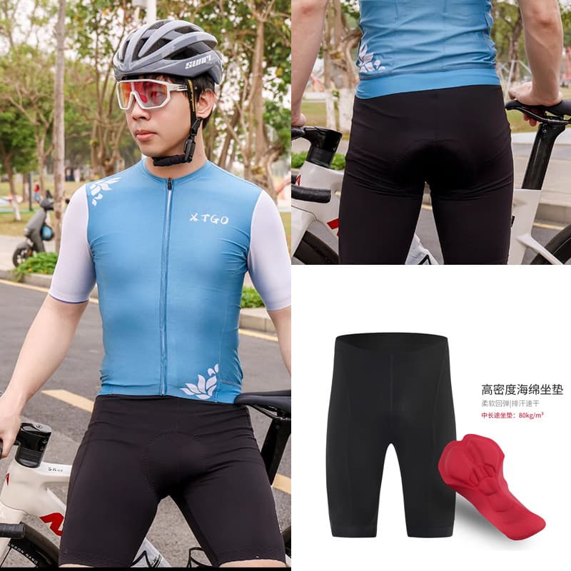 Xingheng calças de ciclismo Shorts verão respirável esponja almofada calças bicicleta estrada dos homens Mountain bike c