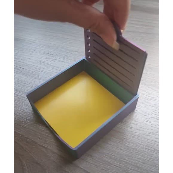 Porta-Post-it com Marcador + Bloco de Post-it de Brinde