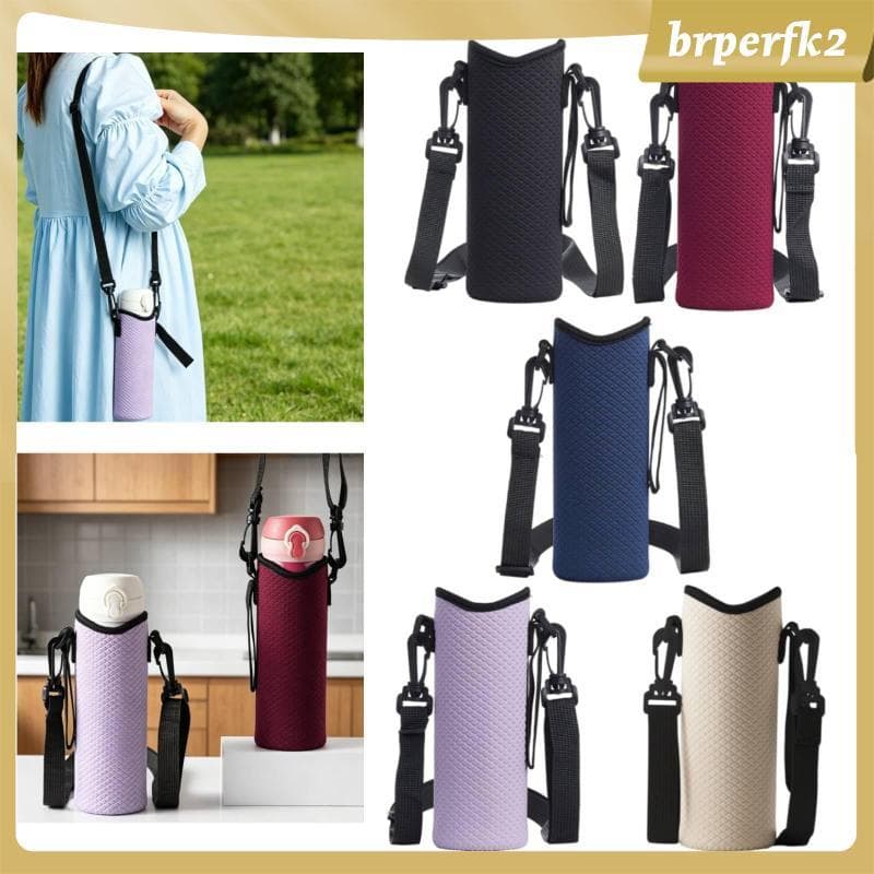 [Brperfk2] Porta-Garrafas De Água Bolsa Acessórios Para Copos Capa Protetora Universal Suporte De Garrafa Academia , Cam