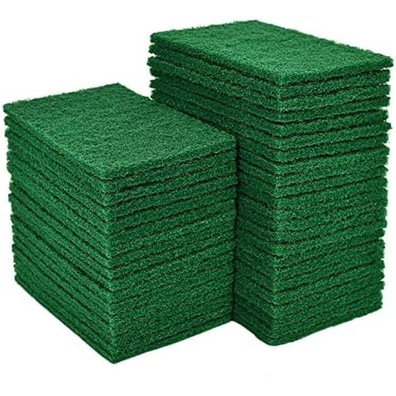 YoleShy 40 Unidades De Esfregão , Esfregões Para Esfregar Pratos Domésticos Reutilizáveis Verdes De 4 X 6 Polegadas Puri