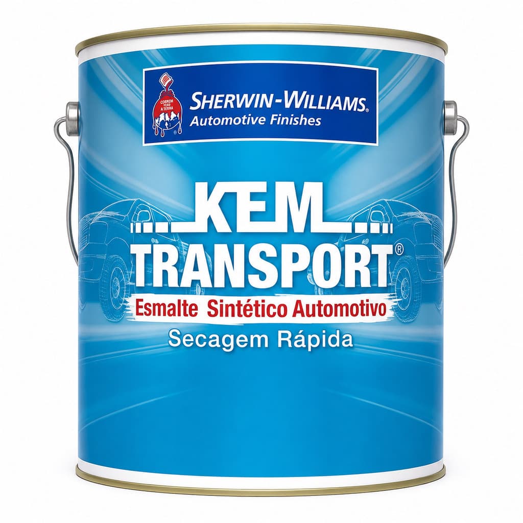 Esmalte Sintético Kem Transport Preto Fosco 6349 3,6 Litros