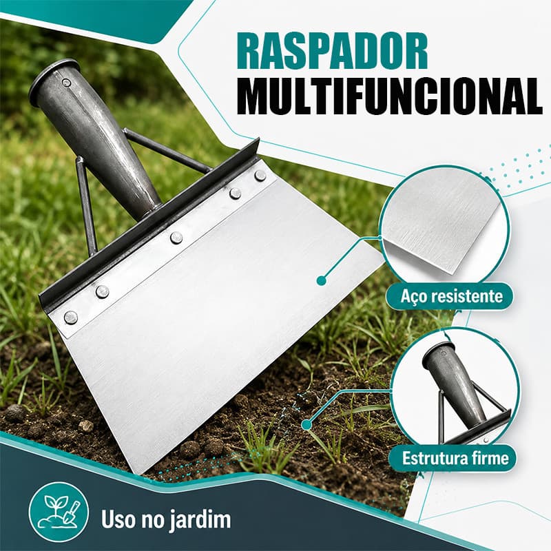 Pá De Limpeza Multifuncional Capina Jardim Fazenda Pastagem Limpeza Áreas Rurais