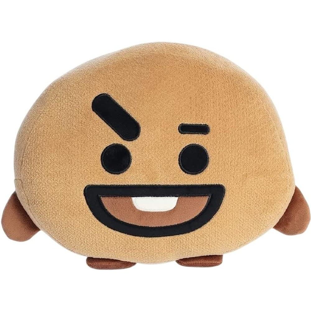 Manta Almofada Infantil Personagens BT21 - Marrom
