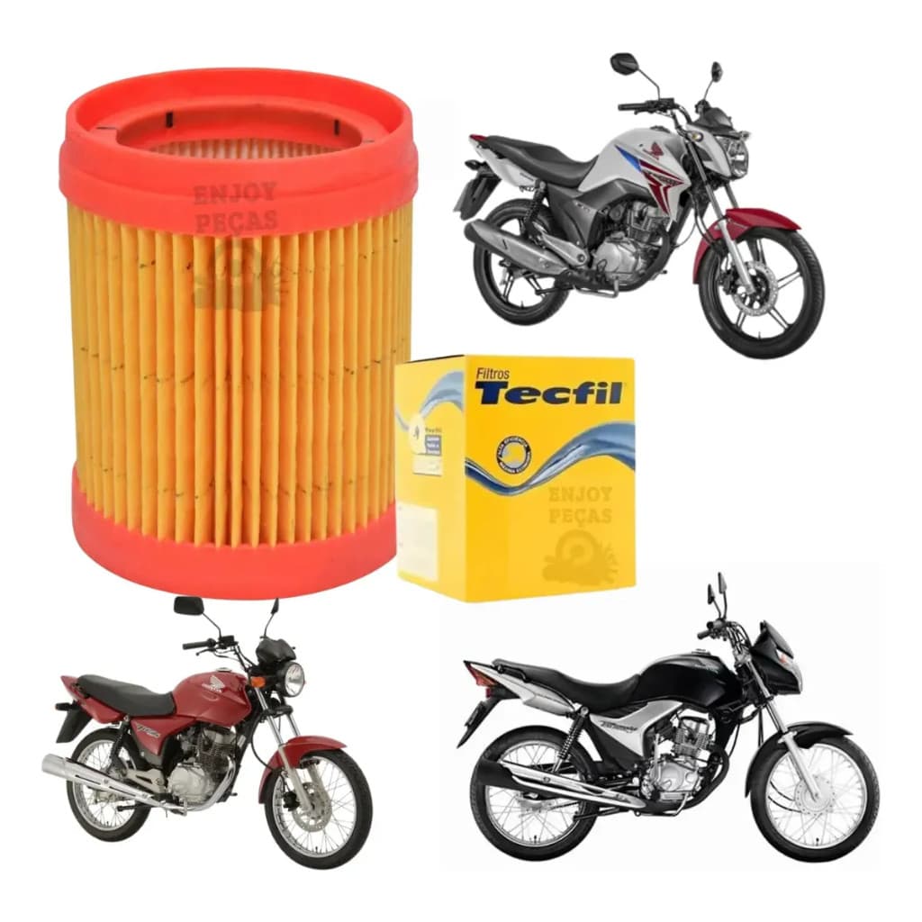 Filtro De Ar Tecfil Honda CG Titan 150 2004 2005 2006 2007 2008 2009 2010