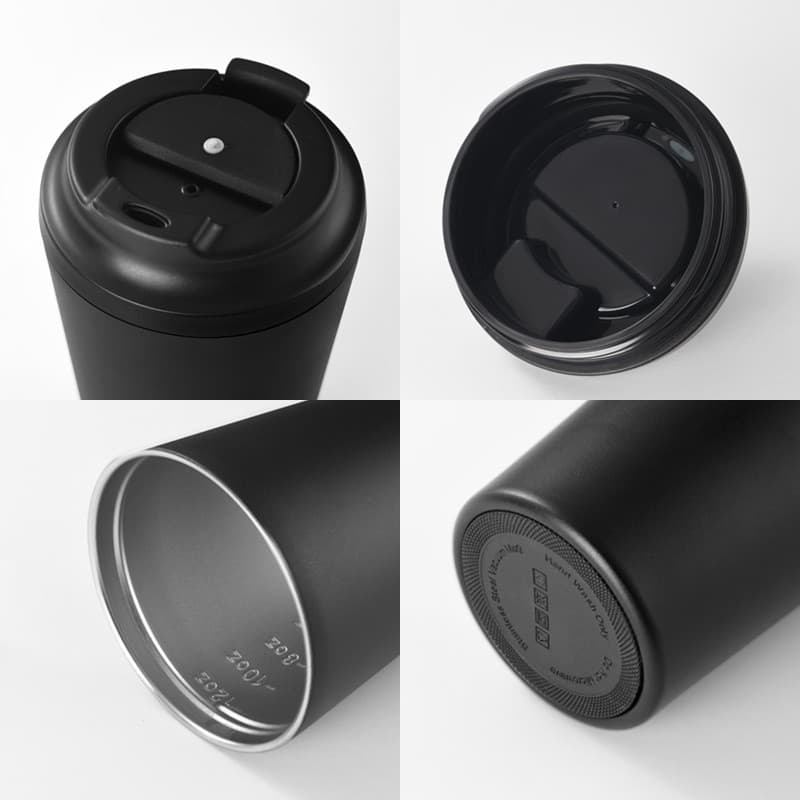 Copo de café 12oz escala copo térmico de aço inoxidável 7a geração copo de café portátil copo de água 7WWB