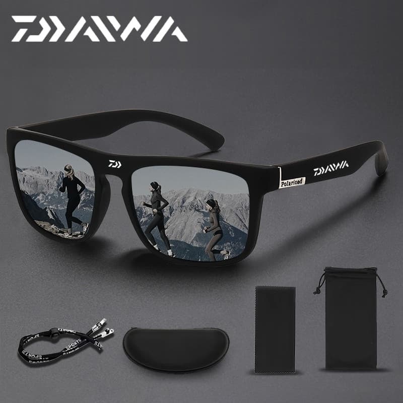 Óculos De Pesca Polarizados UV400 Sol Esportivos Para Ciclismo Dirigindo Aventura Ao Ar Livre