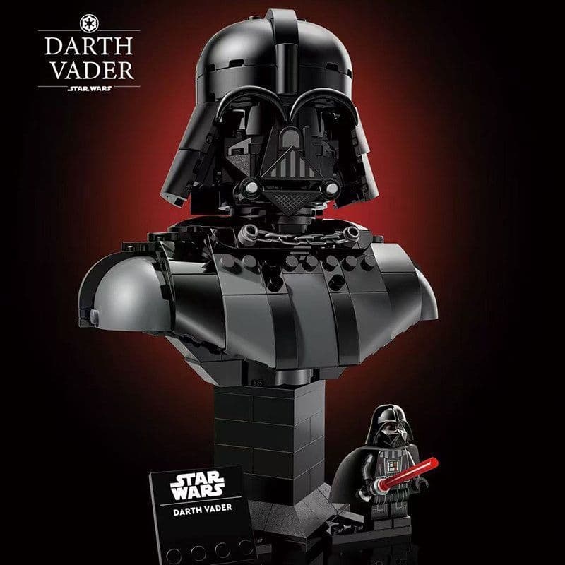 Lego Bust Planet Series Darth Vader Busto Menino Brinquedo Montado Presente