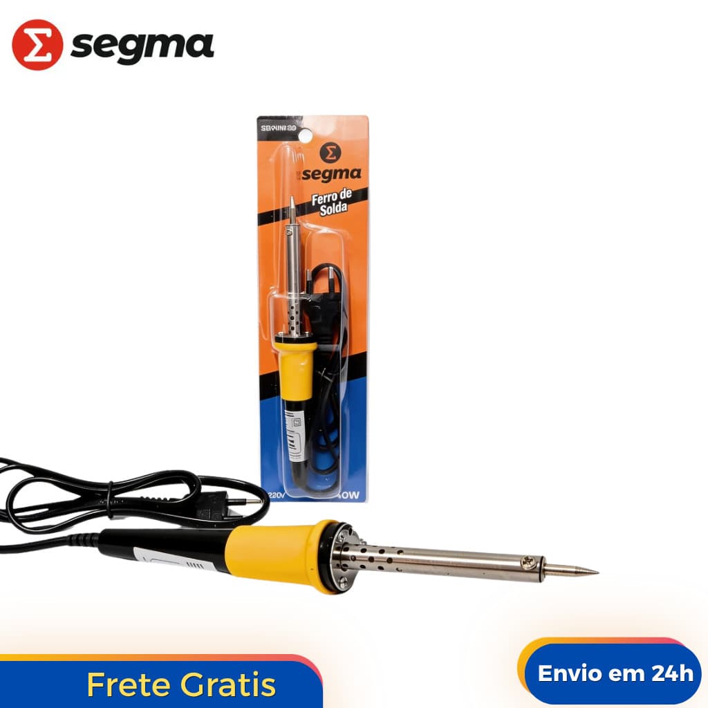 Kit 5 Ferro de Soldar 60W 40W Máquina Caneta de Soldar 110/220V Profissional Segma
