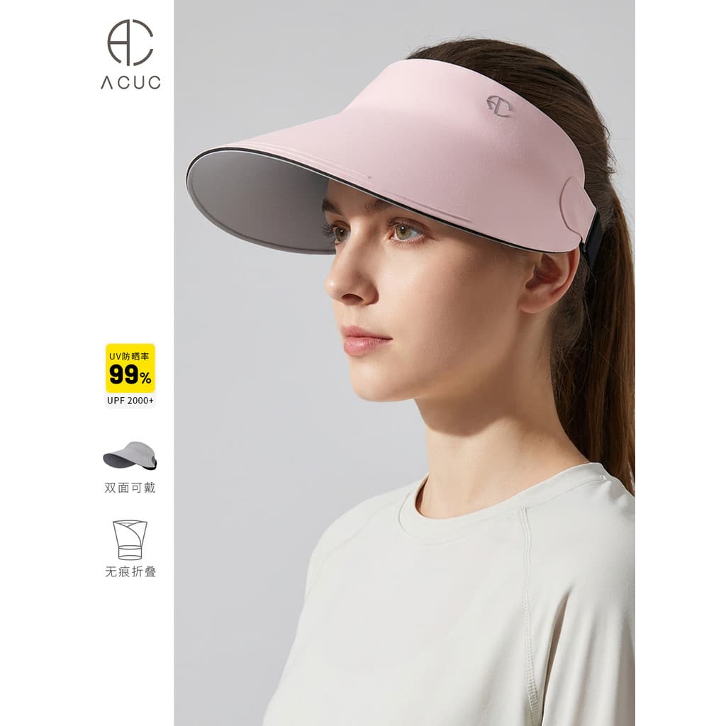 Chapéu ACUC feminino 2026 novo estilo chapéu de sol feminino protetor solar Anti-ultravioleta correndo chapéu de sol ao