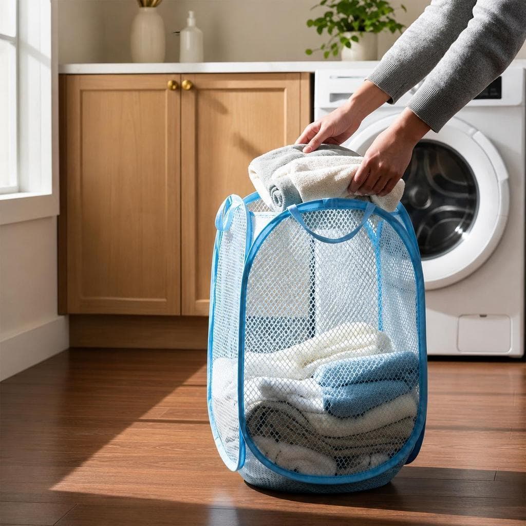 Cesto De Roupa Dobrável Organizador Multiuso Para Roupas Brinquedos E Objetos Caixa Organizadora Para Casa