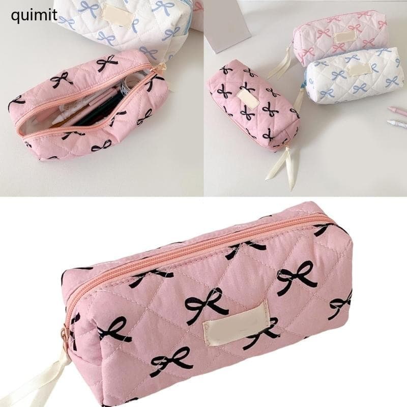 QUIM Capacidade Lápis Caso 7 55x3 38x2 91 Polegada Caneta Multifuncional Viagem Saco Armazenamento Cosmétic