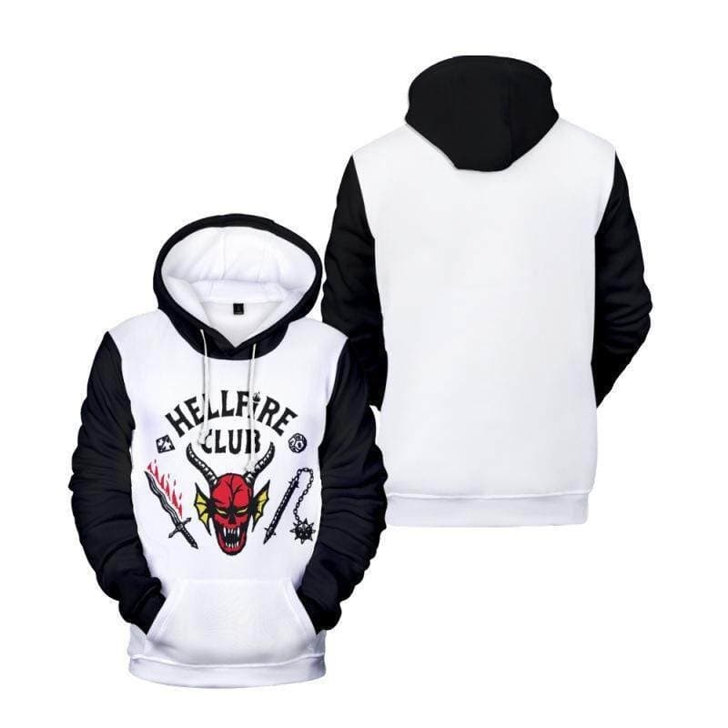 Novo moletom casual masculino com estampa de desenho animado 3D e capuz esportivo.