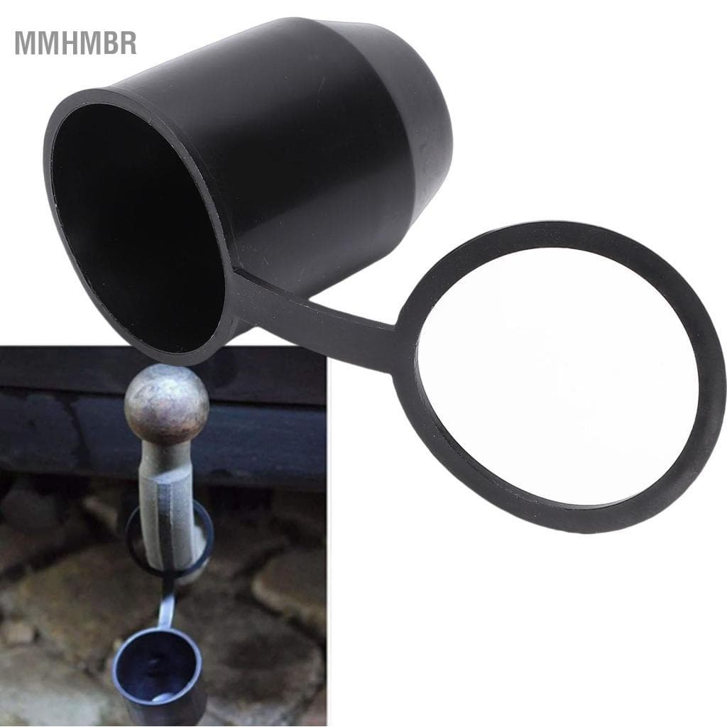 mmhmbr 50mm tampa da barra de bola de reboque preto engate de reboque capa protetora trailer para motorhome RV