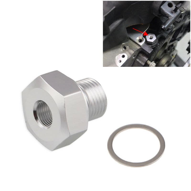 Adaptador De Sensor De Pressão De Óleo De Troca De Motor premium-LS M16 1.5 Para 1/8 NPT Todos Os Motores Da Série GM LS
