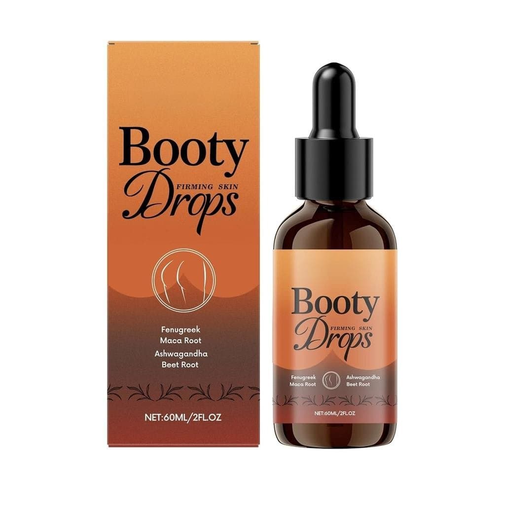 Booty Drops para Mulheres - Sérum para Aumento e Levantamento de Glúteos - Potenciador de Curvas com Extrato de Feno-gre