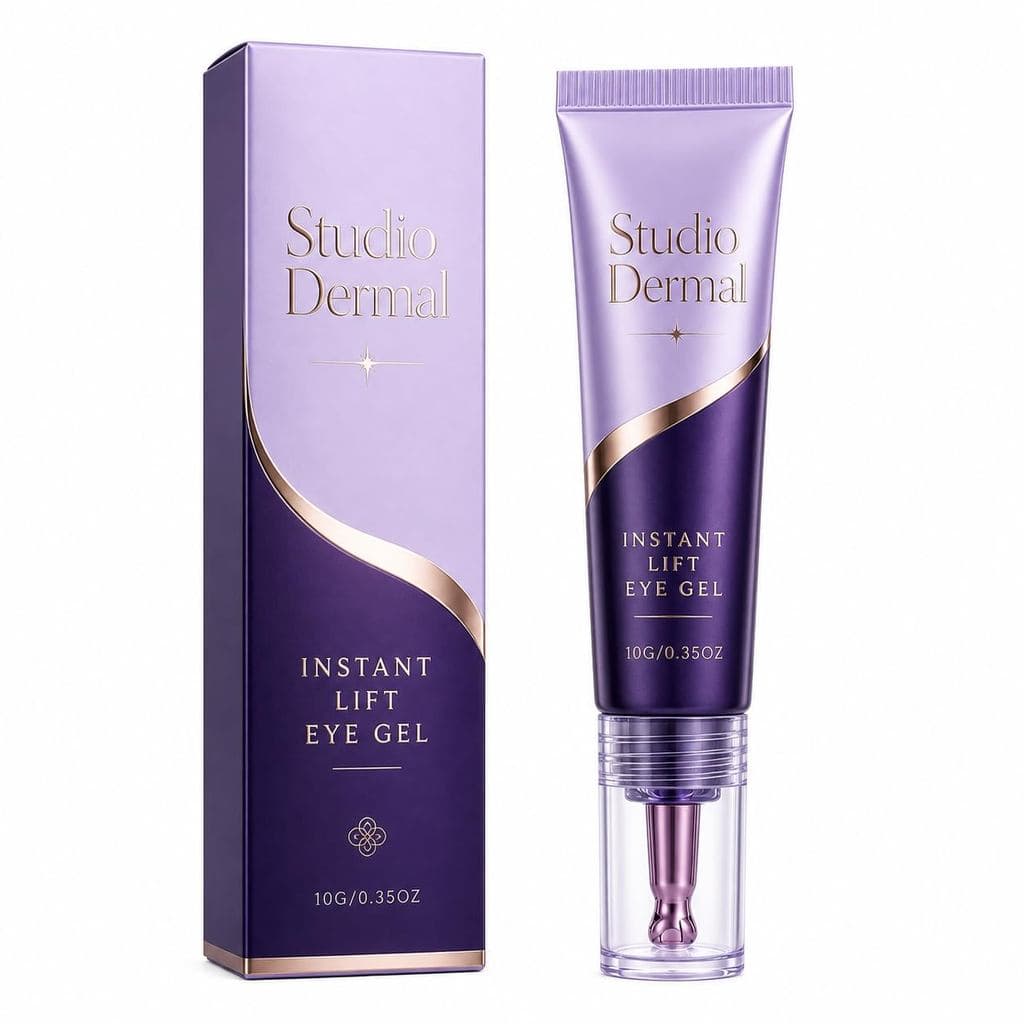 Studio Dermal Eye Tightener, Fórmula para Cuidado da Pele ao Redor dos Olhos, 0,34 oz