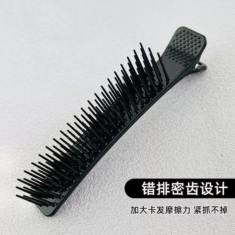 Tingimento grampo de cabelo cabeleireiro partição clipe em camadas especial multifuncional pente pendurado cabelo barbea