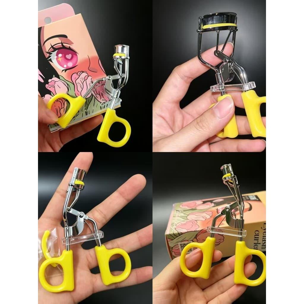 Lishu modelador de cílios cômico, atualização de estilo de longa duração, não machuca os cílios, ondulação macia, cílios