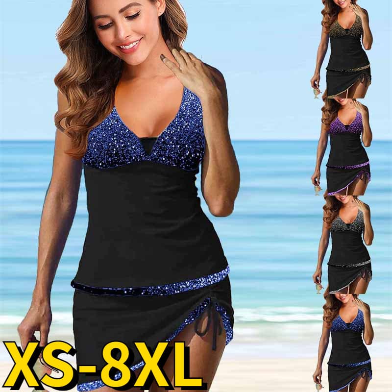 Maiô Feminino Estampado Com Decote Em V Slim Fit Dividido