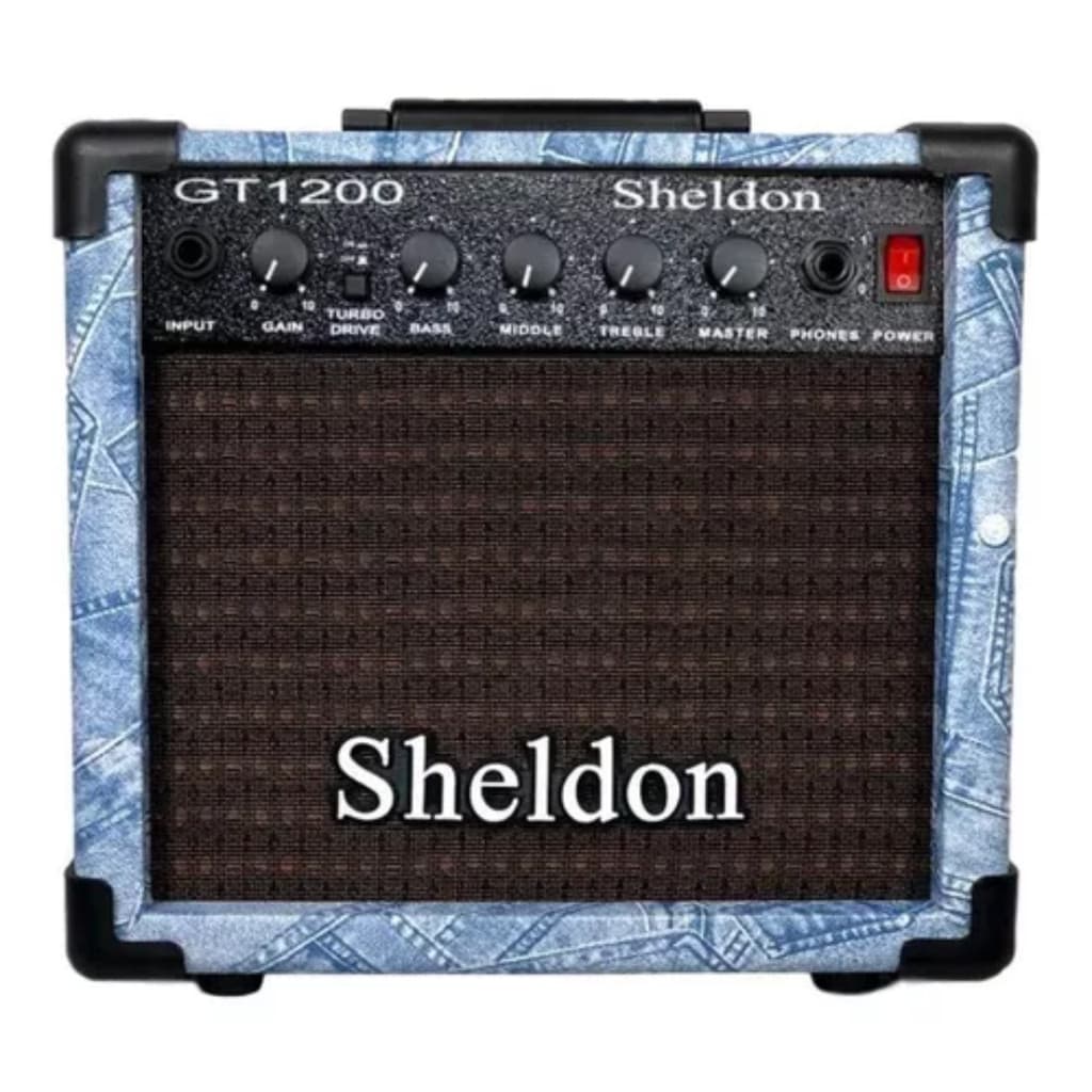 Amplificador para guitarra Sheldon GT1200 15W Jeans