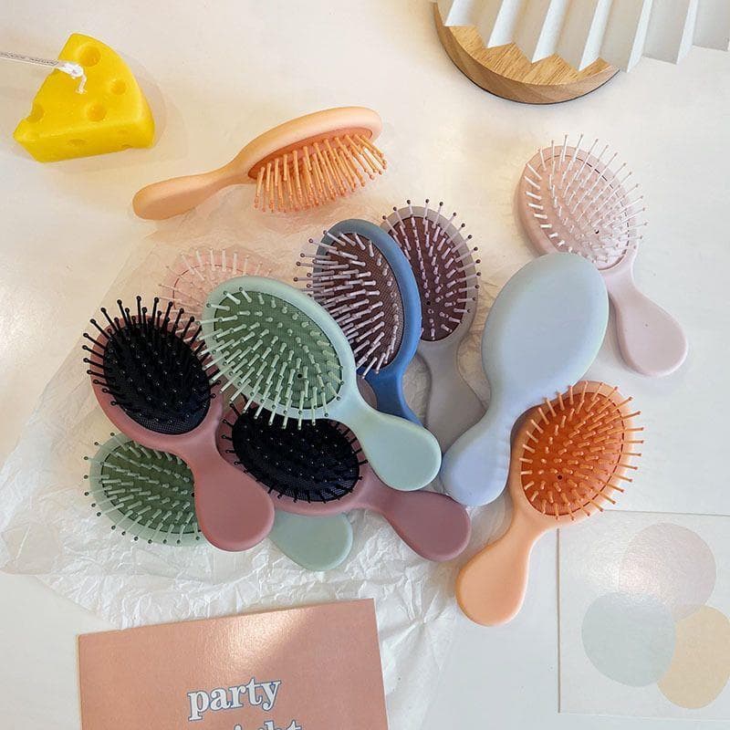 Mini pequeno pente de almofada de ar massagem pente pequeno feminino Airbag pente portátil pente de cabelo doméstico fre