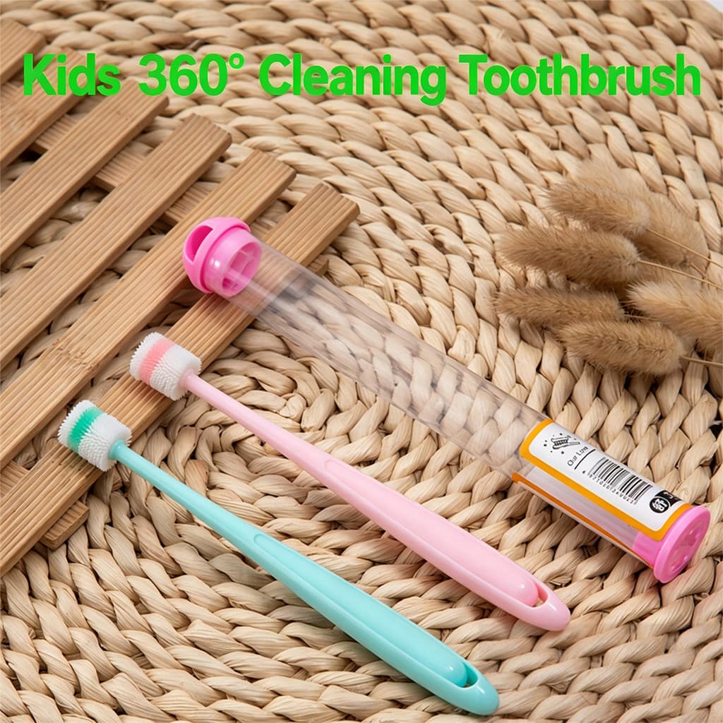 Escova De Dentes De Silicone De 360 Graus Macia Com Ponta De Para Limpeza Oral Animais De Estimação