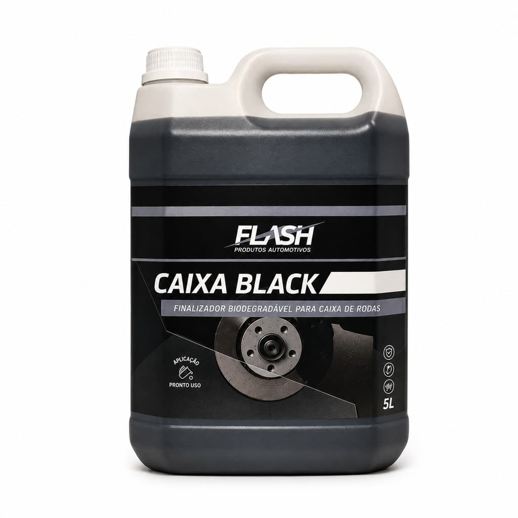 CAIXA BLACK 5L - Finalizador de Caixa de Rodas Pronto uso