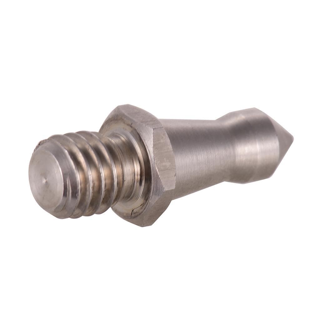 Acessório de tripé de aço inoxidável com parafuso de pé de 3/8 polegadas para câmera com ponta curta para Benro Kingjoy