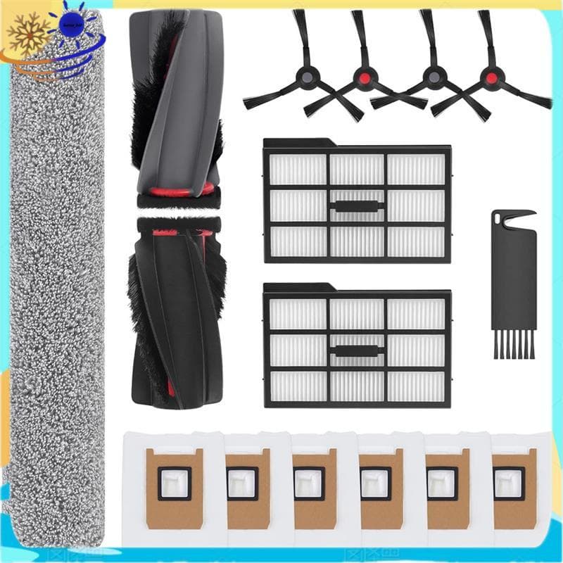 [Le's Shop] Peças De Reposição Para Aspirador De Pó Robô E25 Omni/E28 , Escova Rolante , Esfregão De Rolo , Filtro Later