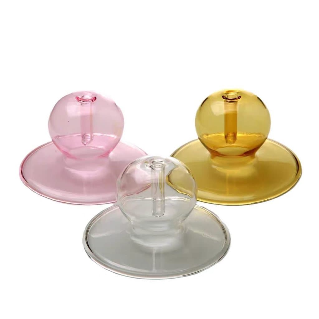 Decoração criativa de porta-incenso transparente, suporte de incenso de vidro para uso doméstico, elegante suporte de in