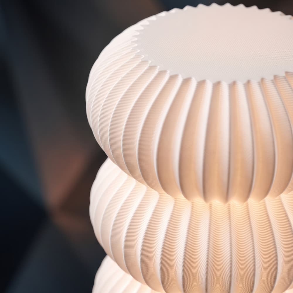 Luminária de Mesa quarto e sala  Kumon  Abajur Decorativo Minimalista Japonês