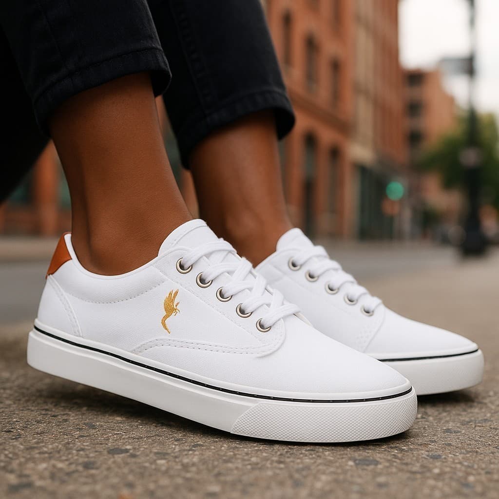 Kit 2 Pares Tênis Feminino Casual Old Street Sola Baixa