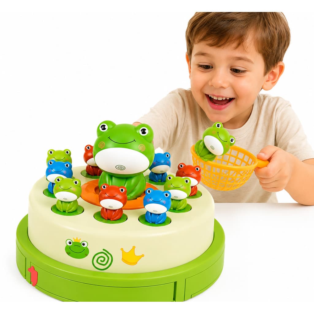 Jogo Interativo Pula Sapinho Pega Sapo Brinquedo Infantil