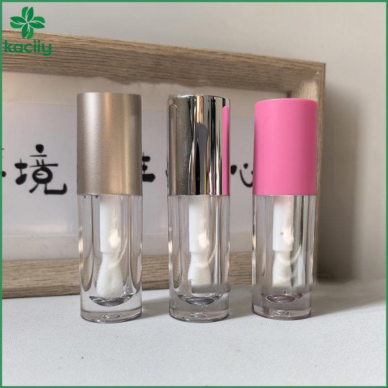 KC 1/3 Unidades 6ml Mini Tubos De Brilho Labial Com Varinha Garrafa De Viagem Vazia Labiais Recarregáveis Recipientes Pa