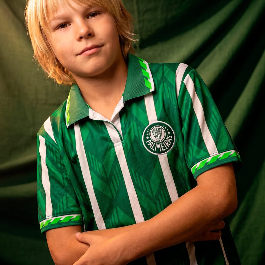 Camisa Palmeiras Retrô 1996 Infantil Juvenil Unissex