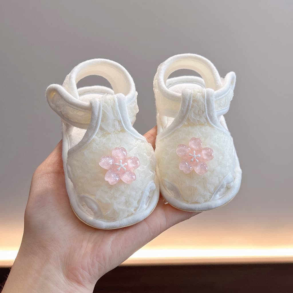 Verão bebê menina sapatos 0-6-12 meses respirável sola macia antiderrapante sapatos escolares sandálias do bebê respiráv