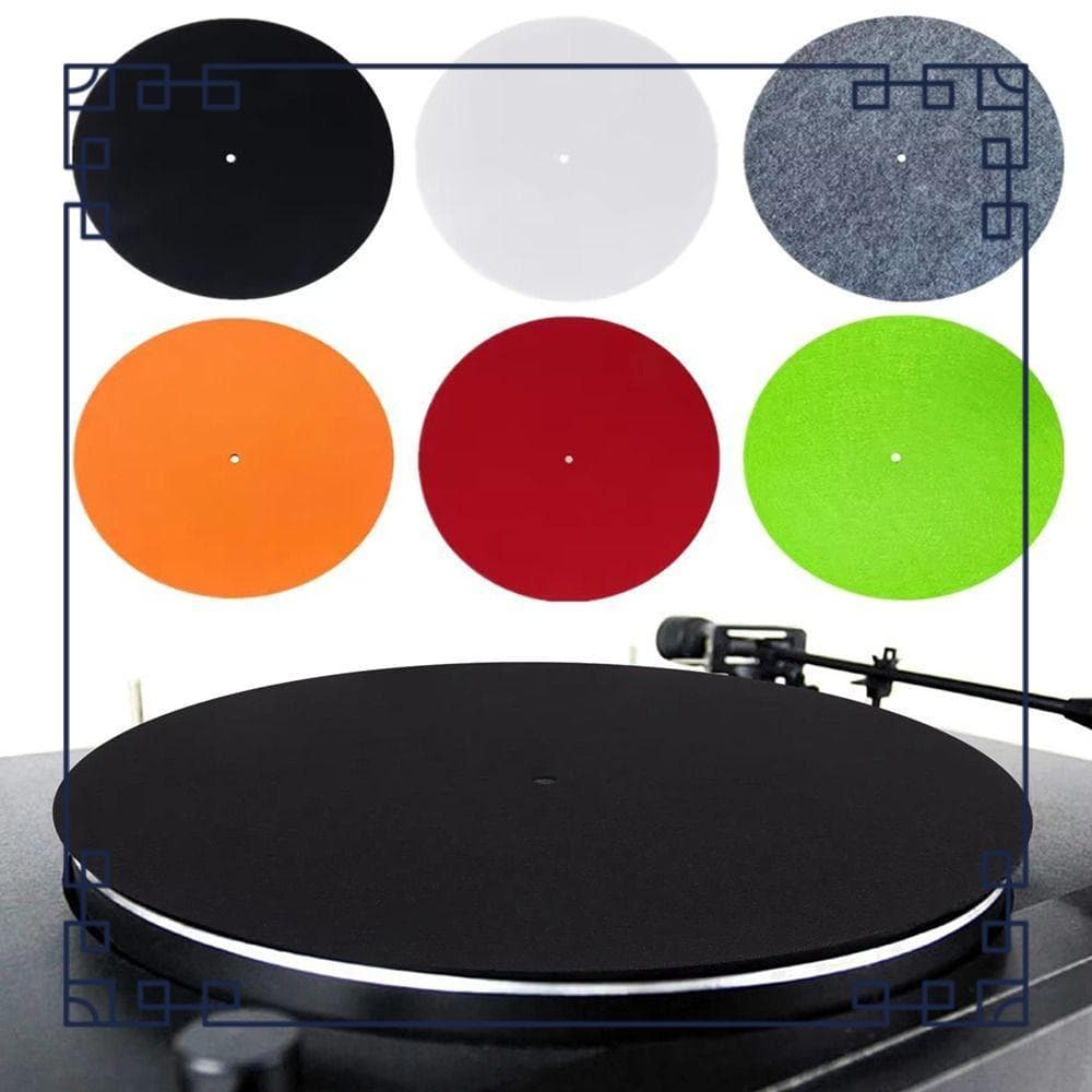 LP Slip Mat , 295mm Audiófilo 3mm De Espessura Tapete Giratório De Feltro , Para Toca-Discos De Vinil