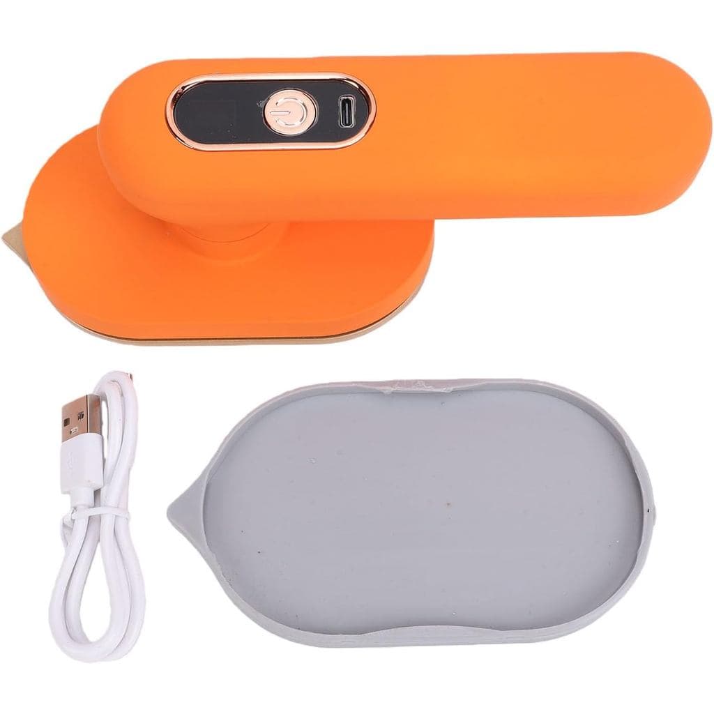 Mini ferro de passar sem fio Topiky, ferro portátil para passar a seco, adequado para roupas, artesanato e costura, vem