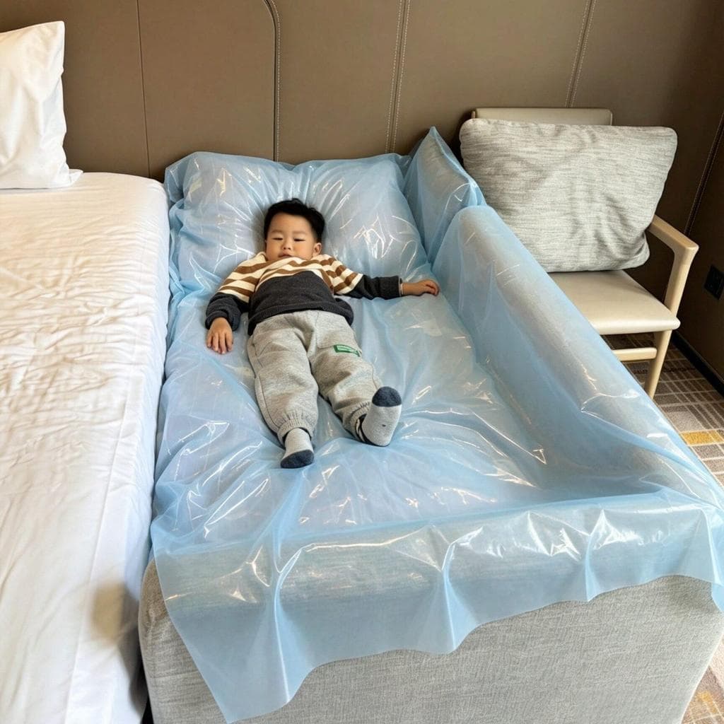 Sofá do Hotel descartável almofada suja cadeira de mesa de viagem toalha de mesa portátil capa de assento pano sujo engr