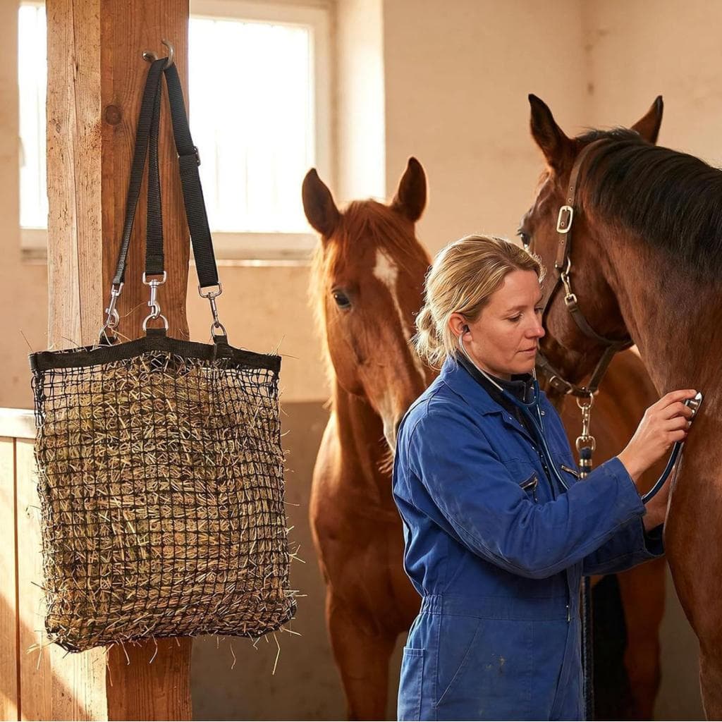 keaostore 4 PCS Correias De Balde De Cavalo Com Fivela Giratória E Anel De Laço Alça De Suspensão De Comprimento Ajustáv